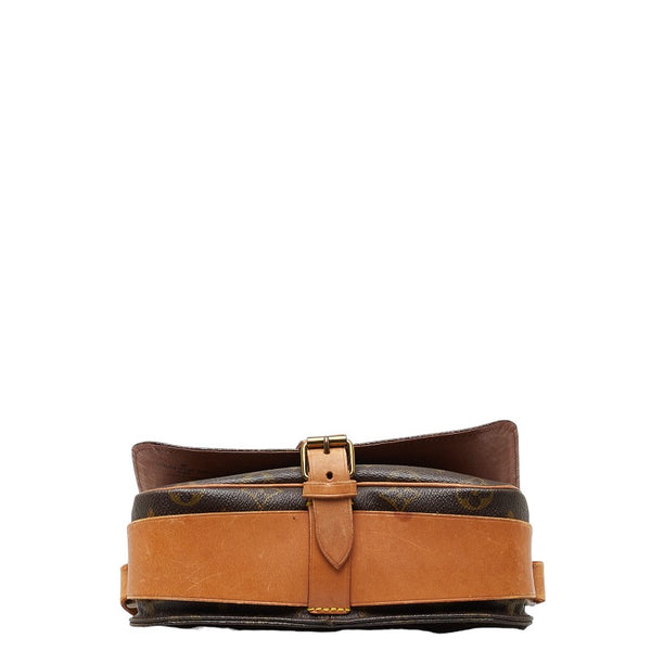 ルイ ヴィトン モノグラム カルトシェール22 ショルダーバッグ M51253 ブラウン PVC レザー レディース LOUIS VUITTON 【中古】