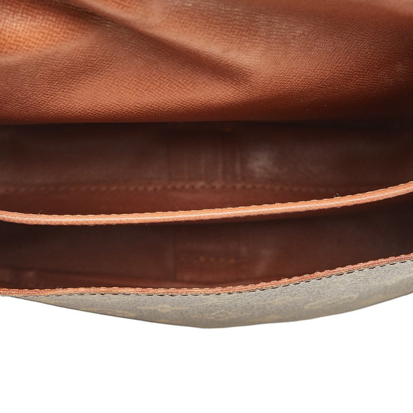 ルイ ヴィトン モノグラム カルトシェール22 ショルダーバッグ M51253 ブラウン PVC レザー レディース LOUIS VUITTON 【中古】