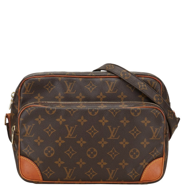 ルイ ヴィトン モノグラム ナイル 斜め掛け ショルダーバッグ M45244 ブラウン PVC レザー レディース LOUIS VUITTON 【中古】
