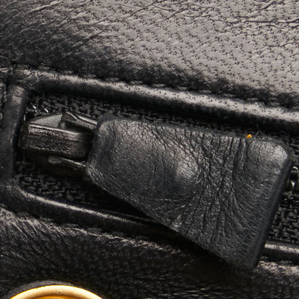 シャネル マトラッセ23 ココマーク ダブルフラップ チェーン ショルダーバッグ ブラック ラムスキン レディース CHANEL 【中古】