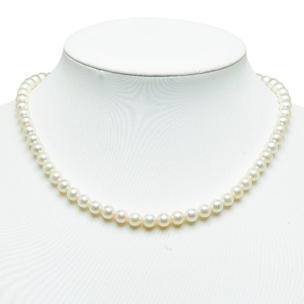 スターリングシルバー アコヤパール6.5～7mm ネックレス レディース 【中古】