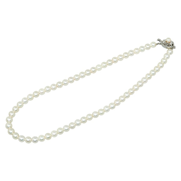 スターリングシルバー アコヤパール6.5～7mm ネックレス レディース 【中古】