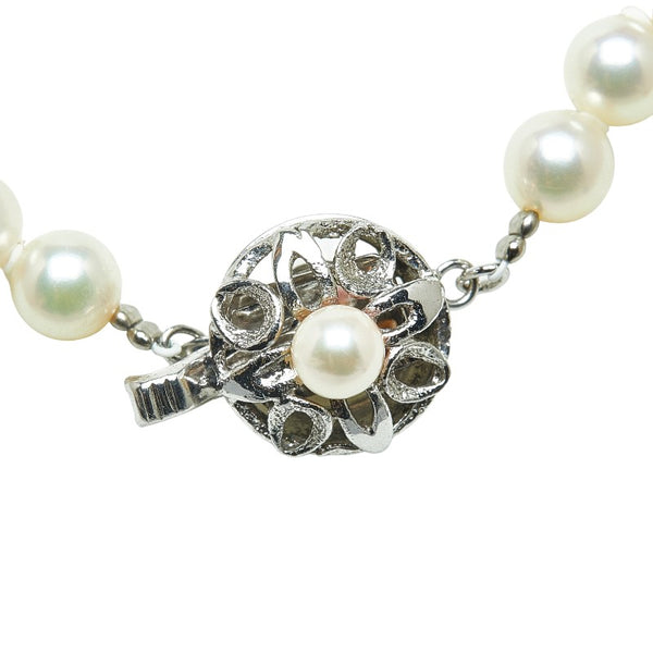 スターリングシルバー アコヤパール6.5～7mm ネックレス レディース 【中古】