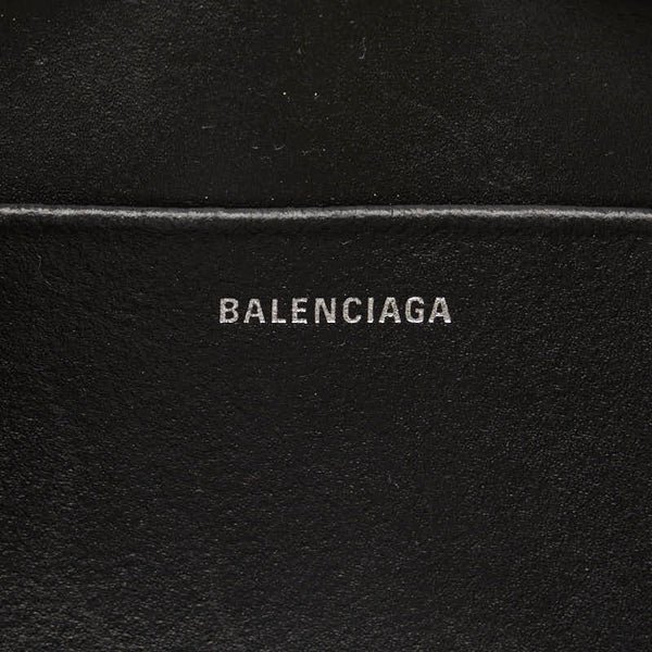 バレンシアガ エブリディ 斜め掛け ショルダーバッグ カメラバッグ 552370 ホワイト レザー レディース BALENCIAGA 【中古】