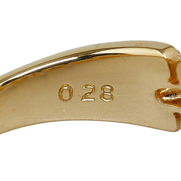 タサキ K18YG イエローゴールド ダイヤ0.28ct リング 指輪 レディース TASAKI 8.5号 【中古】