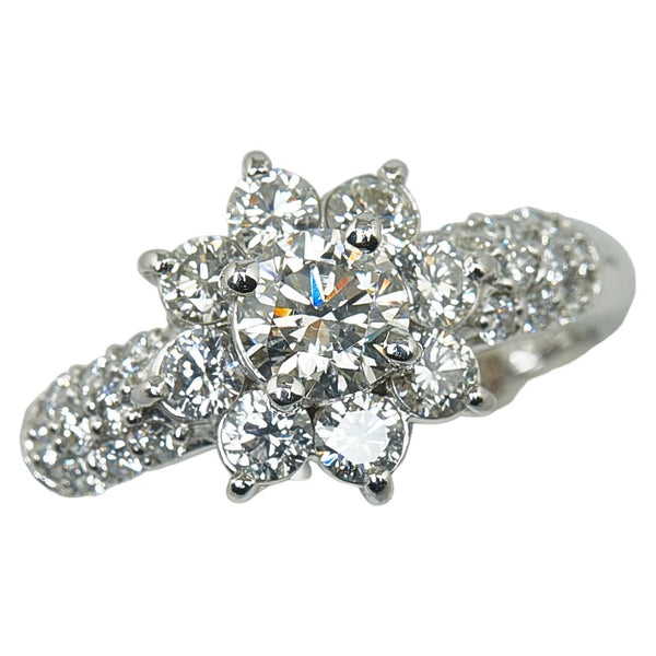 Pt900 プラチナ ダイヤ0.504ct ダイヤ0.78ct リング 指輪 レディース 13号 【中古】