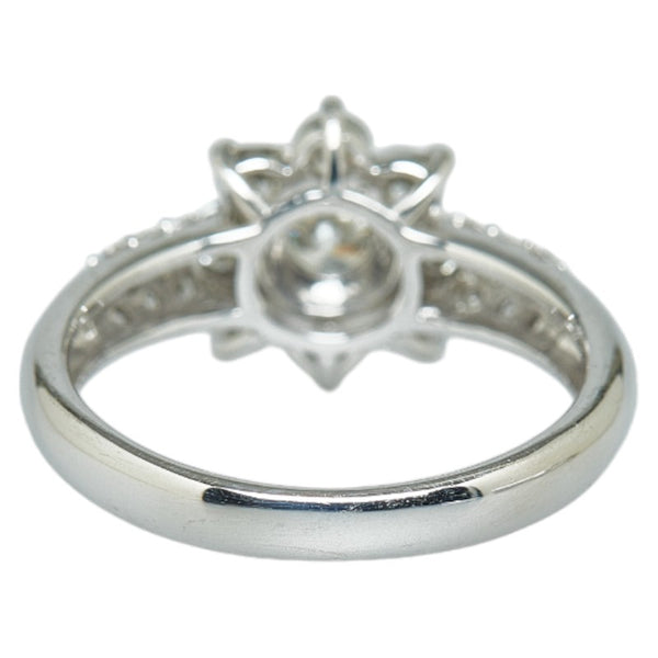Pt900 プラチナ ダイヤ0.504ct ダイヤ0.78ct リング 指輪 レディース 13号 【中古】