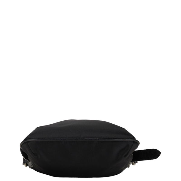 バーバリー ノバチェック ショルダーバッグ ブラック ベージュ ナイロン レザー レディース BURBERRY 【中古】
