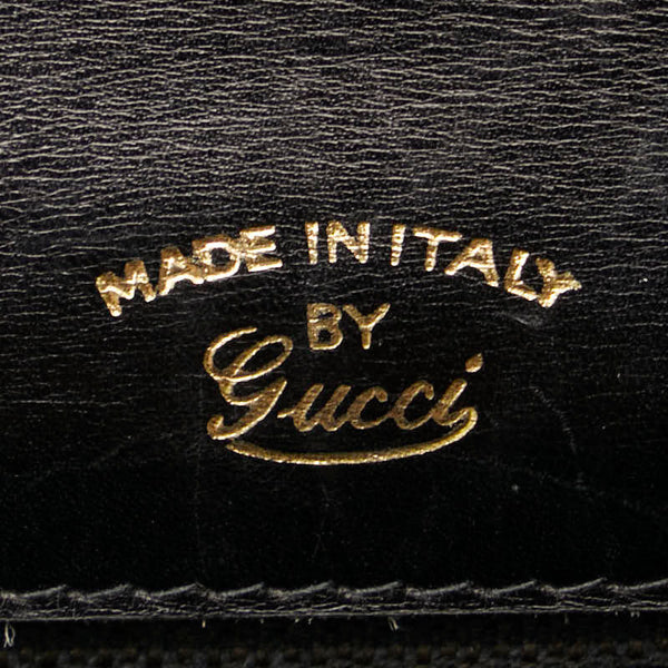 グッチ オールドグッチ ハンドバッグ ショルダーバッグ 2WAY ブラック レザー レディース GUCCI 【中古】