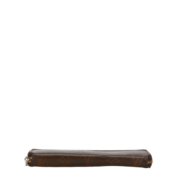 ルイ ヴィトン モノグラム ジッピーウォレット ラウンドファスナー 長財布 M41895 ブラウン PVC レディース LOUIS VUITTON 【中古】