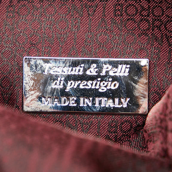 オロビアンコ ミニリュック バックパック ボディバッグ ネイビー ブラウン ナイロン レザー メンズ Orobianco 【中古】