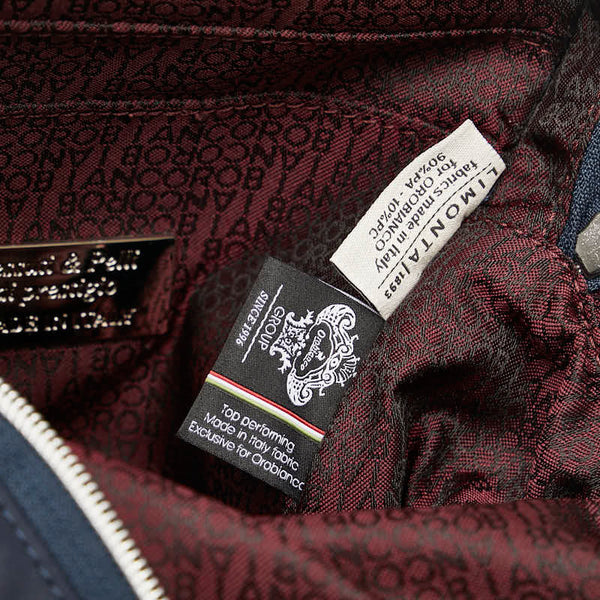 オロビアンコ ミニリュック バックパック ボディバッグ ネイビー ブラウン ナイロン レザー メンズ Orobianco 【中古】