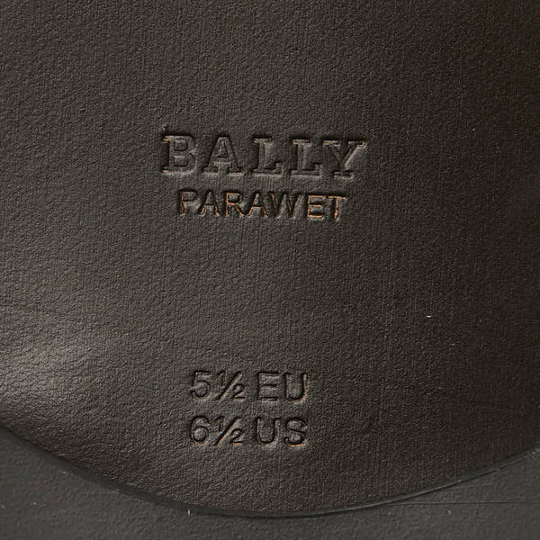 バリー ローファー シューズ サイズ:US6 1/2 23.5cm ブラウン レザー レディース BALLY 【中古】