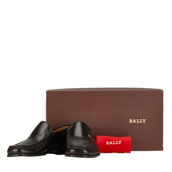 バリー ローファー シューズ サイズ:US6 1/2 23.5cm ブラウン レザー レディース BALLY 【中古】
