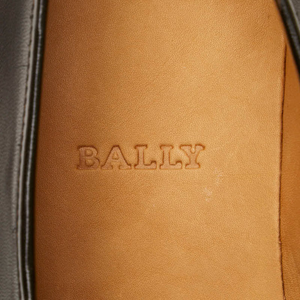 バリー ローファー シューズ サイズ:US6 1/2 23.5cm ブラウン レザー レディース BALLY 【中古】