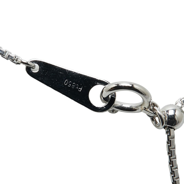 Pt950 プラチナ Pt850 プラチナ ダイヤ0.891ct クロス 十字架 モチーフ ペンダントネックレス レディース 【中古】