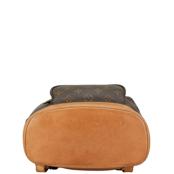 ルイ ヴィトン モノグラム モンスリMM リュック バックパック M51136 ブラウン PVC レザー レディース LOUIS VUITTON 【中古】