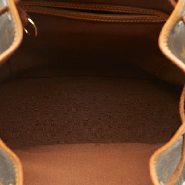 ルイ ヴィトン モノグラム モンスリMM リュック バックパック M51136 ブラウン PVC レザー レディース LOUIS VUITTON 【中古】
