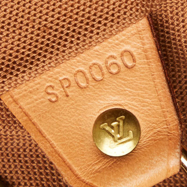 ルイ ヴィトン モノグラム モンスリMM リュック バックパック M51136 ブラウン PVC レザー レディース LOUIS VUITTON 【中古】