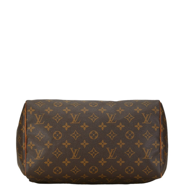 ルイ ヴィトン モノグラム スピーディ30 ハンドバッグ M41526 ブラウン PVC レザー レディース LOUIS VUITTON 【中古】