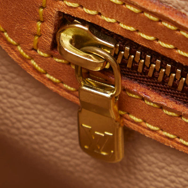 ルイ ヴィトン モノグラム プチ バケットPM トートバッグ ショルダーバッグ M42238 ブラウン PVC レザー レディース LOUIS VUITTON 【中古】