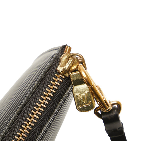 ルイ ヴィトン エピ ポシェット アクセソワール アクセサリーポーチ ハンドバッグ M52942 ノワール ブラック レザー レディース LOUIS VUITTON 【中古】