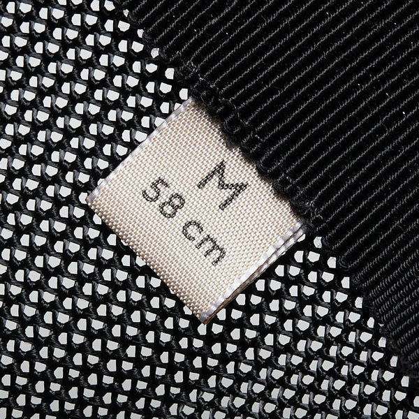 グッチ GGナイロン キャップ ベースボールキャップ サイズ：M 58cm ブラック ナイロン メンズ GUCCI 【中古】