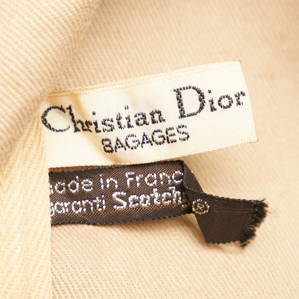 ディオール トロッター ボストンバッグ トラベルバッグ  ブラウン キャンバス レザー レディース Dior 【中古】