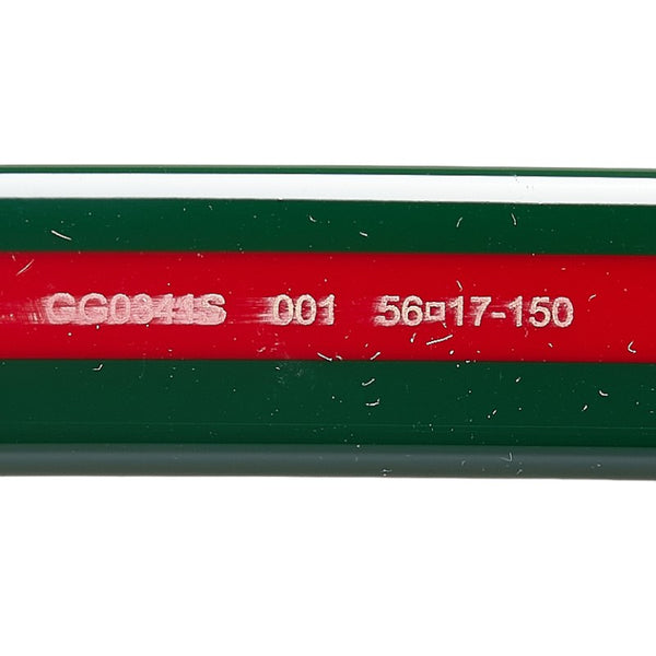 グッチ アイウェア シェリーライン サングラス GG0341S ブラック プラスチック メンズ GUCCI 【中古】