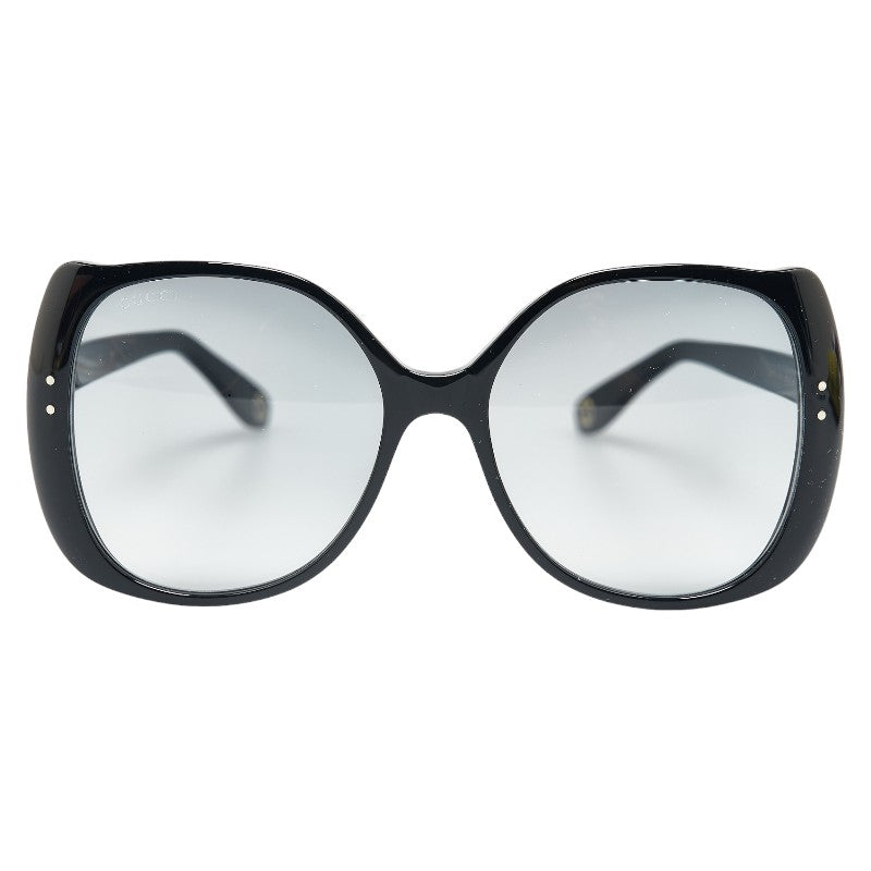 グッチ GG ロゴ キャットアイ サングラス GG0472S ブラック プラスチック レディース GUCCI 【中古】