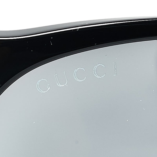グッチ GG ロゴ キャットアイ サングラス GG0472S ブラック プラスチック レディース GUCCI 【中古】