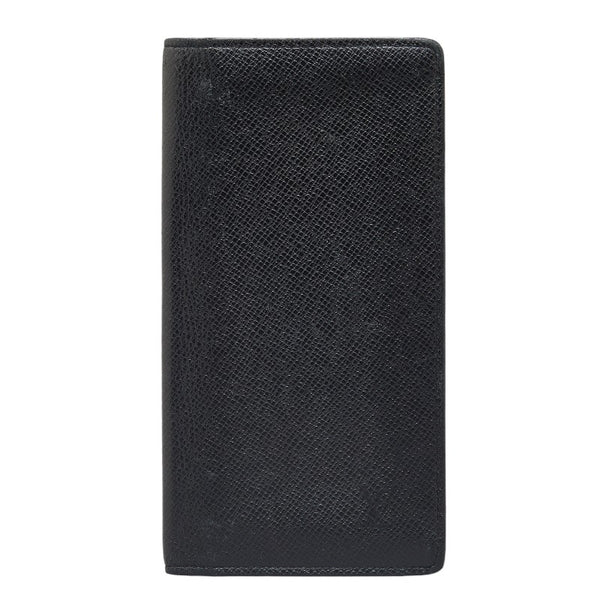 ルイ ヴィトン タイガ ブラザ 長財布 M30501 ブラック レザー メンズ LOUIS VUITTON 【中古】