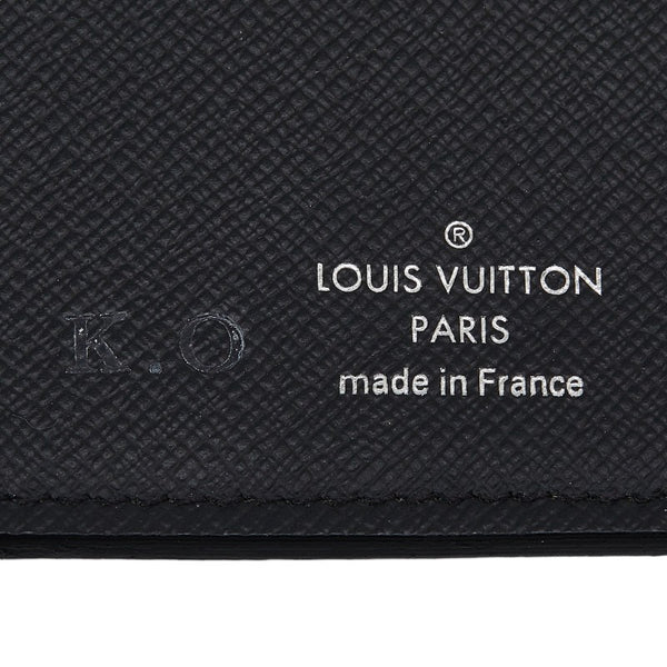 ルイ ヴィトン タイガ ブラザ 長財布 M30501 ブラック レザー メンズ LOUIS VUITTON 【中古】
