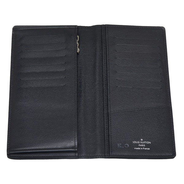 ルイ ヴィトン タイガ ブラザ 長財布 M30501 ブラック レザー メンズ LOUIS VUITTON 【中古】