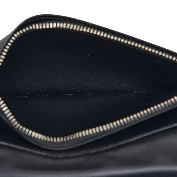 ルイ ヴィトン タイガ ブラザ 長財布 M30501 ブラック レザー メンズ LOUIS VUITTON 【中古】