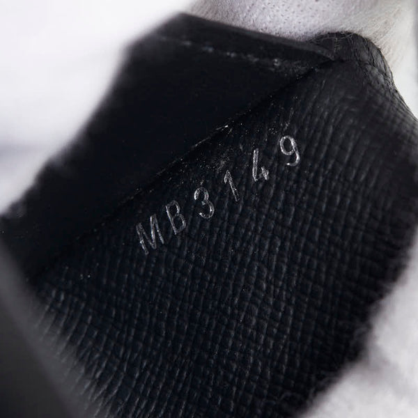 ルイ ヴィトン タイガ ブラザ 長財布 M30501 ブラック レザー メンズ LOUIS VUITTON 【中古】