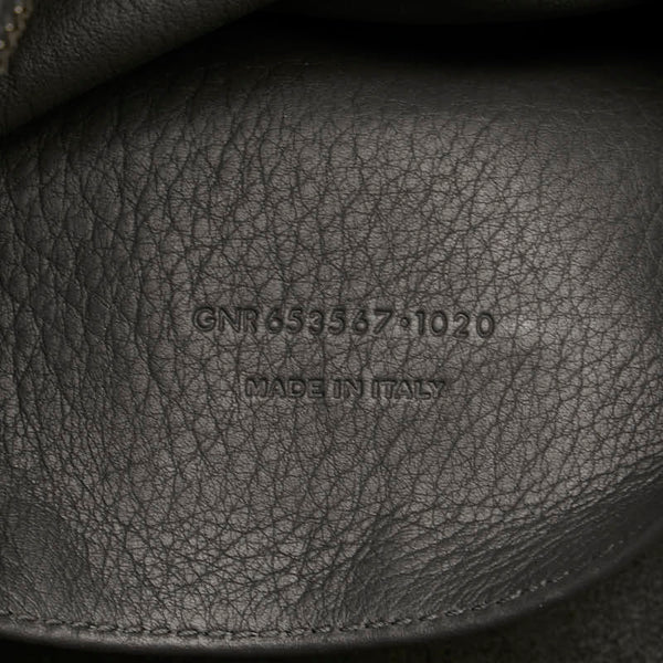 サンローラン ダウンタウンカバス ハンドバッグ ショルダーバッグ 2WAY 653567 グレー レザー レディース SAINT LAURENT 【中古】