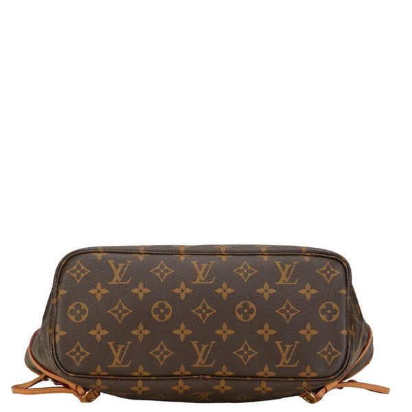 ルイ ヴィトン モノグラム ネヴァーフルPM ハンドバッグ トートバッグ M41245 ブラウン PVC レザー レディース LOUIS VUITTON 【中古】