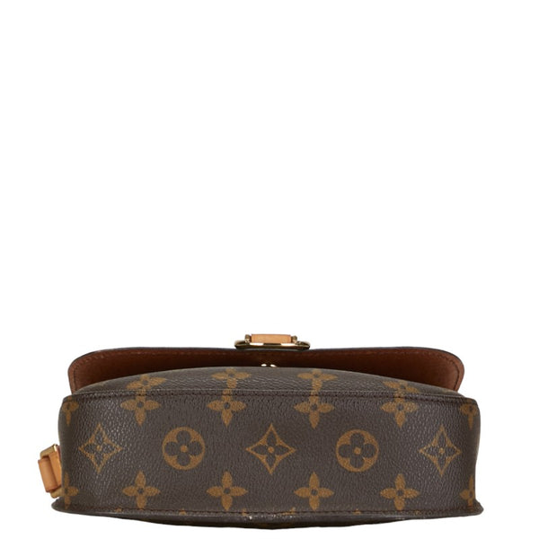 ルイ ヴィトン モノグラム サンクルー ショルダーバッグ M51243 ブラウン PVC レザー レディース LOUIS VUITTON 【中古】