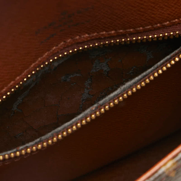 ルイ ヴィトン モノグラム サンクルー ショルダーバッグ M51243 ブラウン PVC レザー レディース LOUIS VUITTON 【中古】