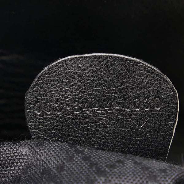 グッチ バンブー リュック バックパック 003 3444 0030 ブラック レザー レディース GUCCI 【中古】