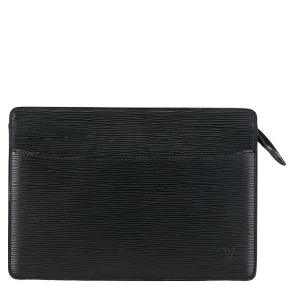 ルイ ヴィトン エピ ポシェット オム セカンドバッグ クラッチバッグ M52522 ノワール ブラック レザー レディース LOUIS VUITTON 【中古】
