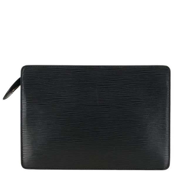 ルイ ヴィトン エピ ポシェット オム セカンドバッグ クラッチバッグ M52522 ノワール ブラック レザー レディース LOUIS VUITTON 【中古】