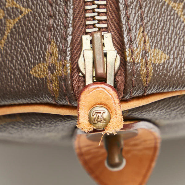 ルイ ヴィトン モノグラム キ－ポル45 旧型 ボストンバッグ M41428 ブラウン PVC レザー レディース LOUIS VUITTON 【中古】