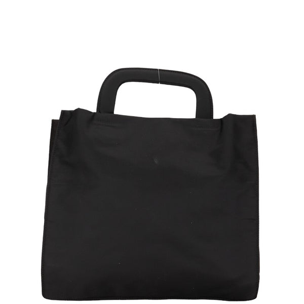 プラダ 三角ロゴプレート ハンドバッグ ショルダーバッグ 2WAY B8901 ブラック ナイロン レディース PRADA 【中古】