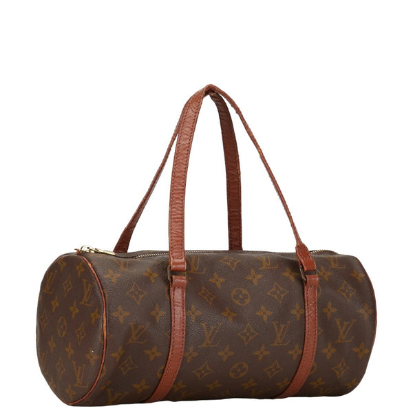 ルイ ヴィトン モノグラム パピヨン30(旧) ハンドバッグ M51365 ブラウン PVC レザー レディース LOUIS VUITTON 【中古】