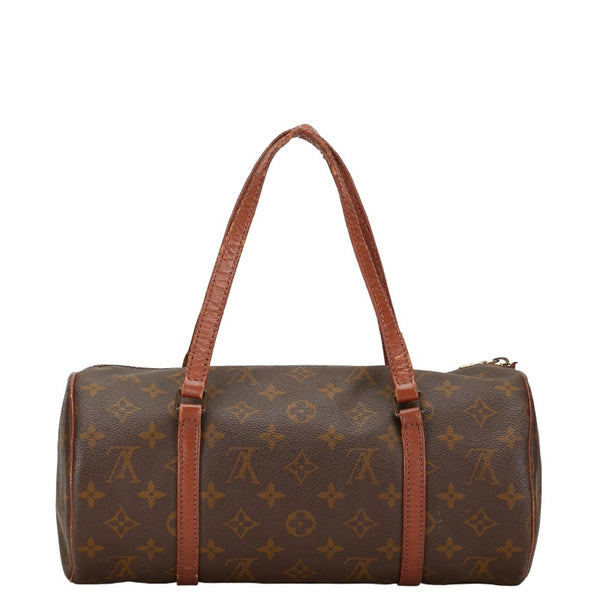 ルイ ヴィトン モノグラム パピヨン30(旧) ハンドバッグ M51365 ブラウン PVC レザー レディース LOUIS VUITTON 【中古】