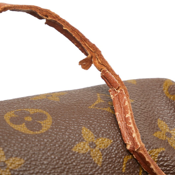 ルイ ヴィトン モノグラム パピヨン30(旧) ハンドバッグ M51365 ブラウン PVC レザー レディース LOUIS VUITTON 【中古】