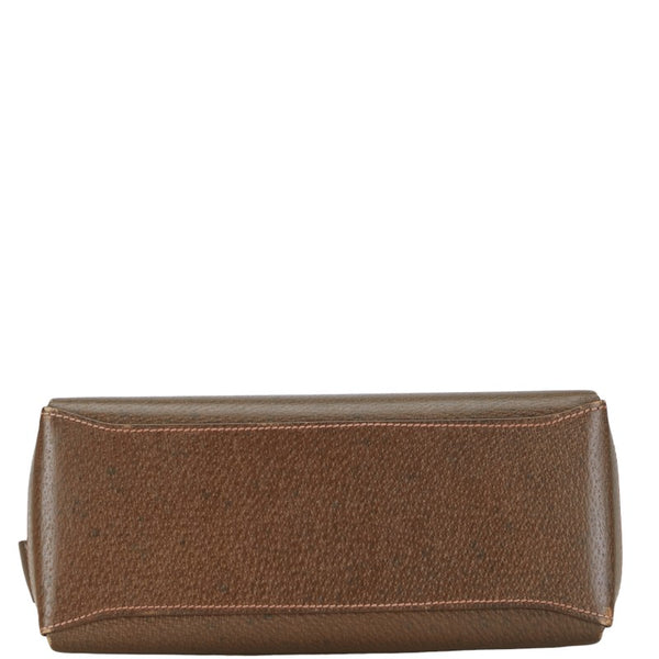 グッチ ワンショルダーバッグ ハンドバッグ カーキグリーン レザー レディース GUCCI 【中古】