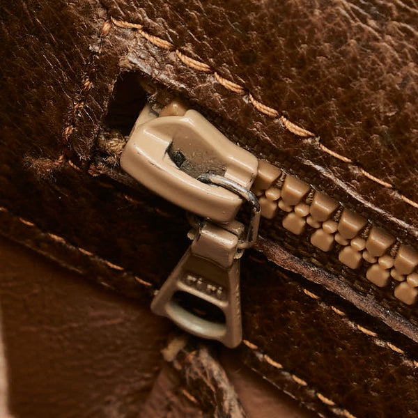 グッチ ワンショルダーバッグ ハンドバッグ カーキグリーン レザー レディース GUCCI 【中古】